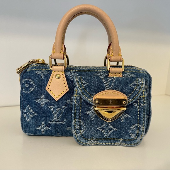 RARE Louis Vuitton Denim nano speedy - Picture 4 of 11